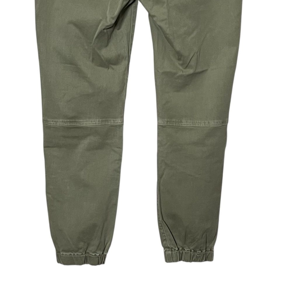 Frame Trapunto Moto Pants Washed Aloe Green Zip Hem Utility Jogger Women 27 - Picture 7 of 12
